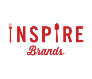 Inspire Brands red logo on white background